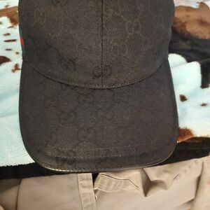 Black Monogram Cap Gucci Small 57 Cm